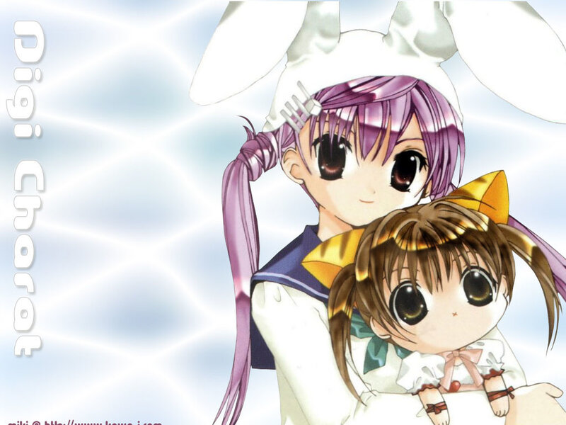 Anime girls with bunny ears