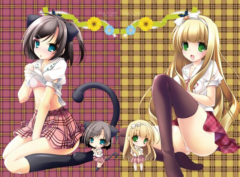 Anime girls with cat ears