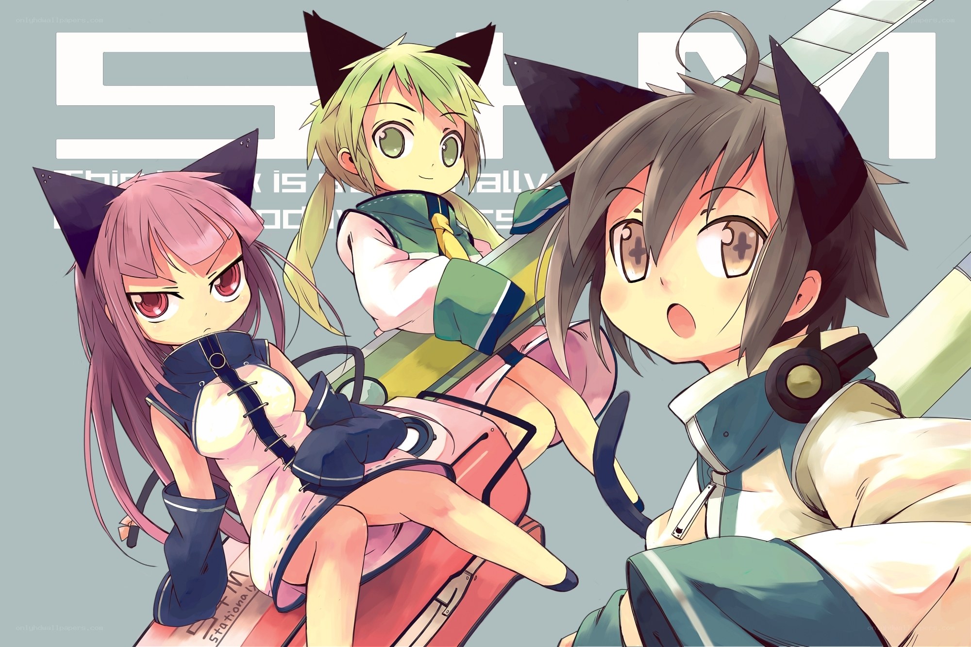 anime girls with cat ears