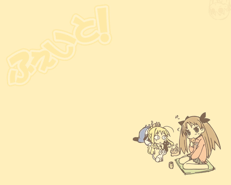 anime girls with cats