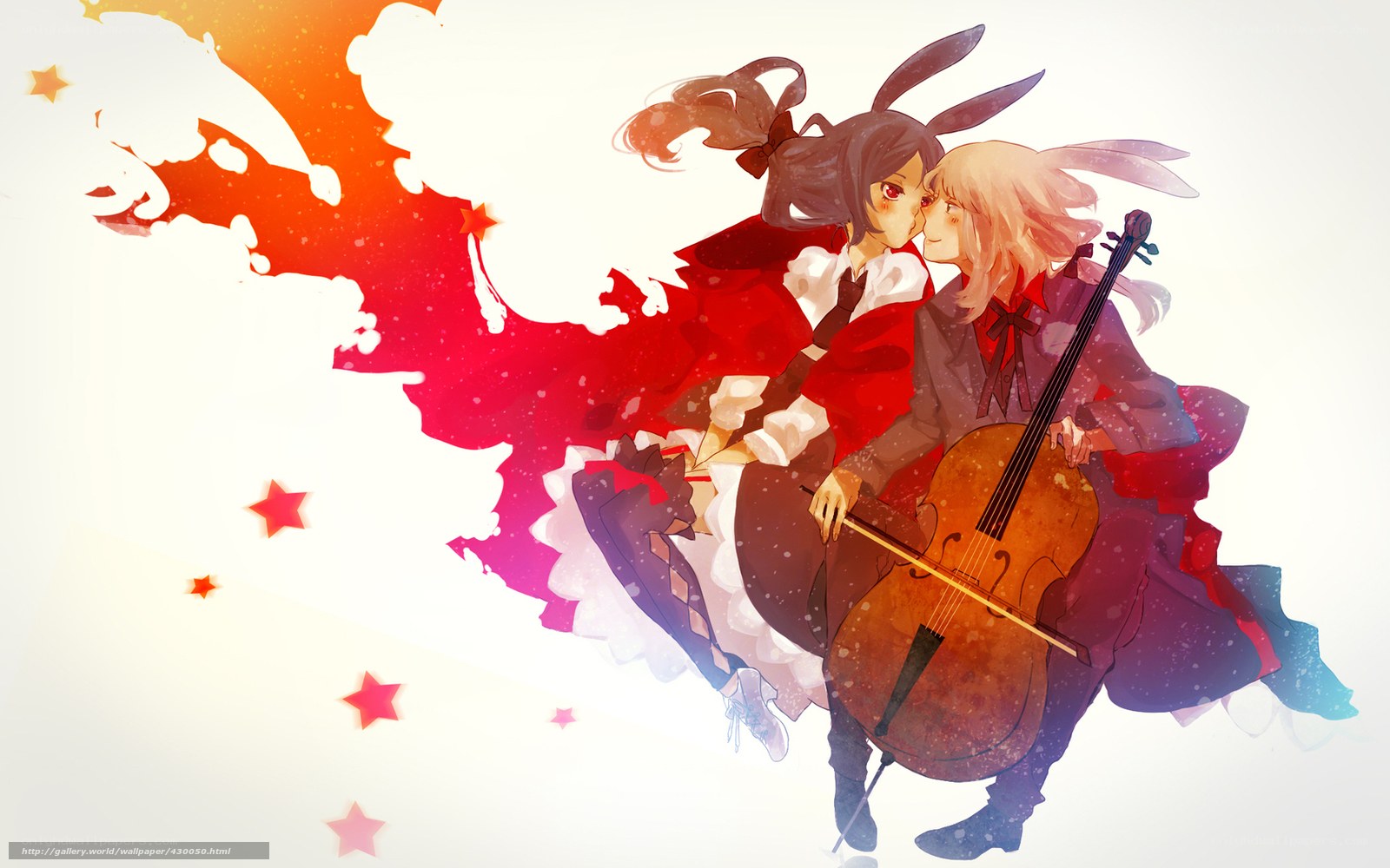 Anime girls with cello