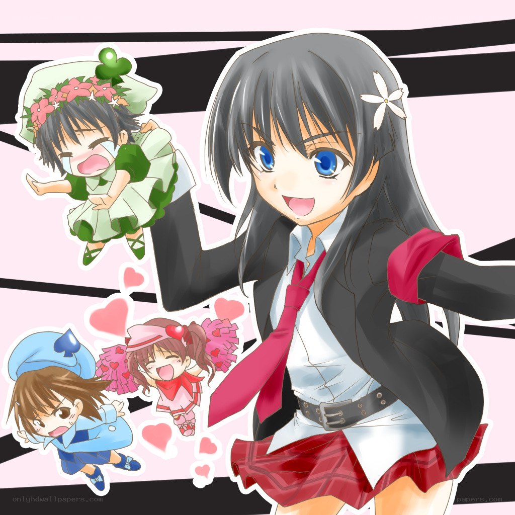 anime girls with chibi versions