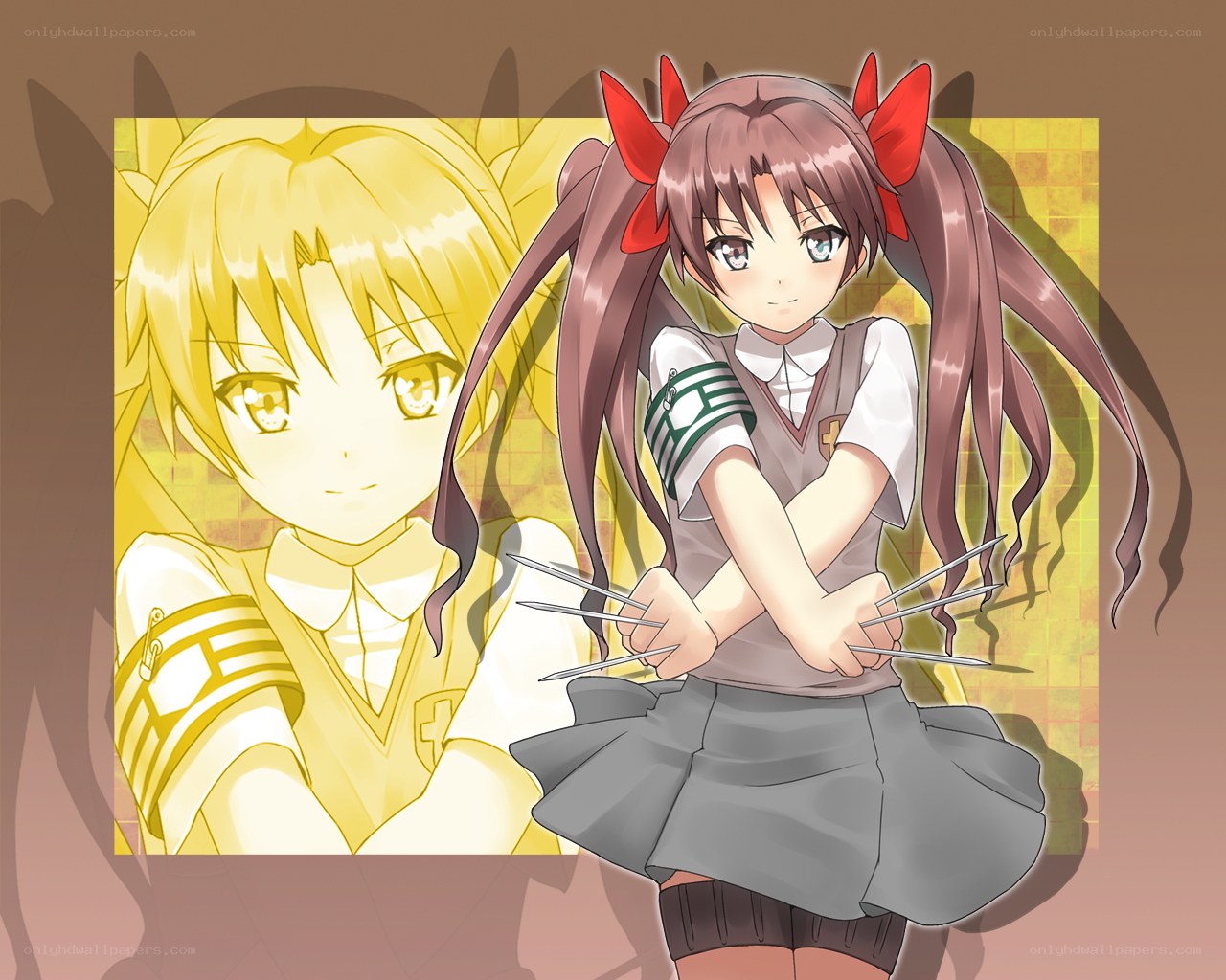 Anime girls with claws