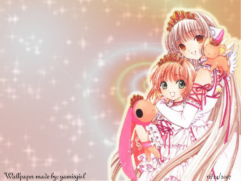 anime girls with dolls