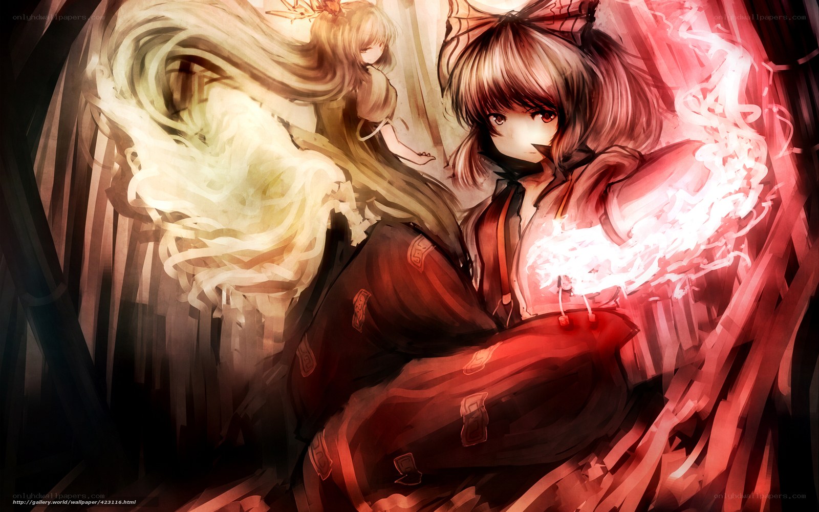 Anime girls with energy powers