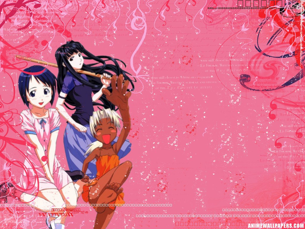 anime girls with flute