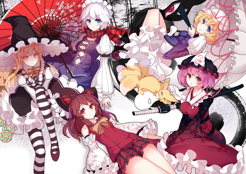 Anime Girls with Fox