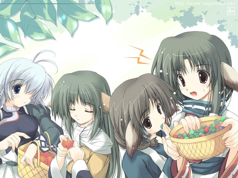 anime girls with fruit baskets
