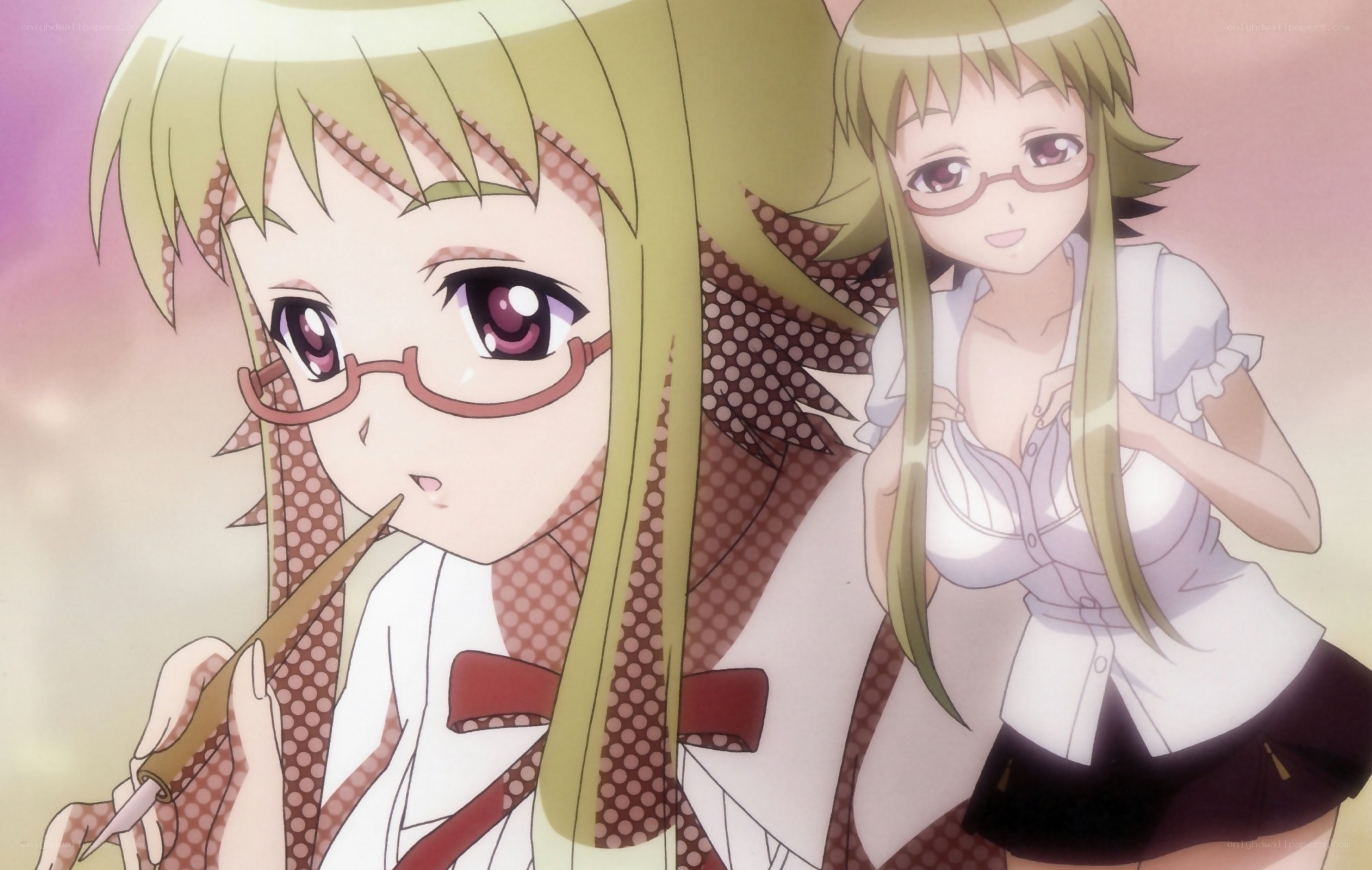anime girls with glasses