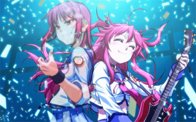 anime girls with guitar
