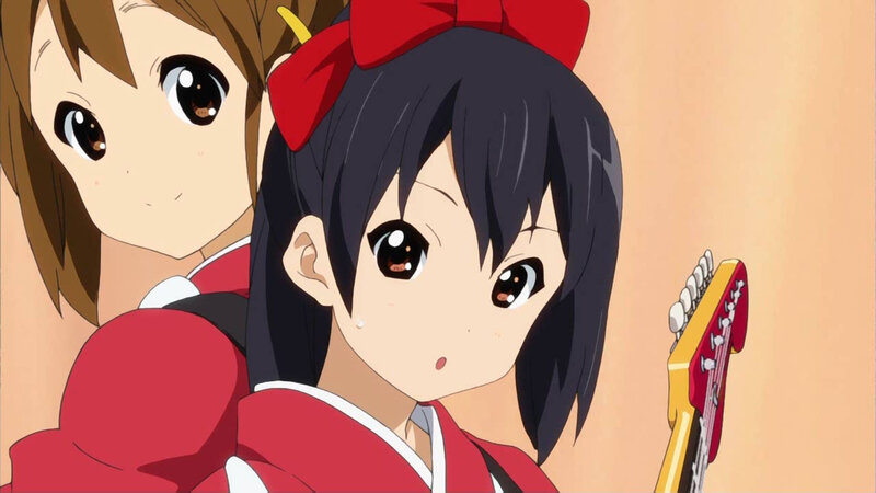 anime girls with guitar