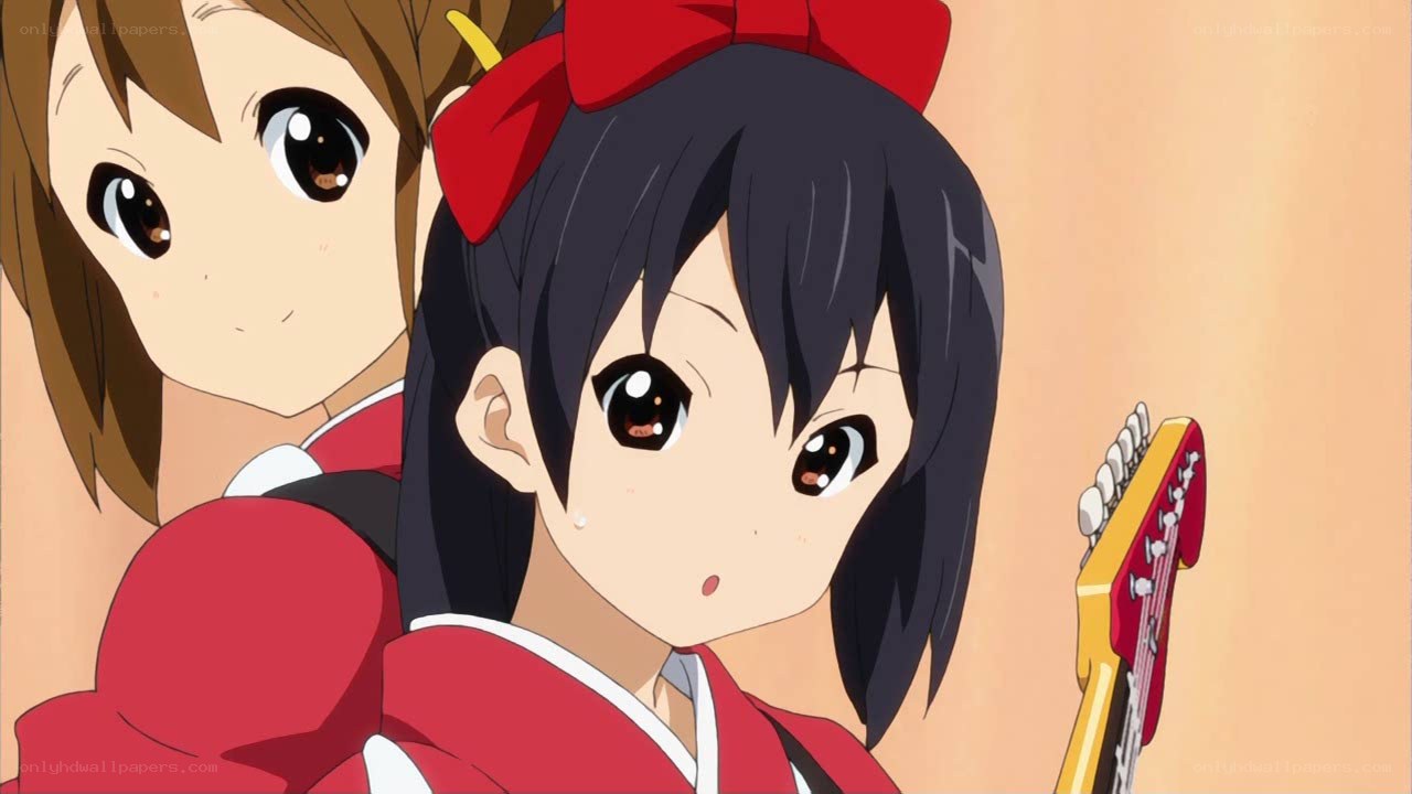 anime girls with guitar