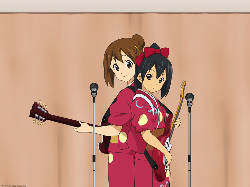 anime girls with guitars