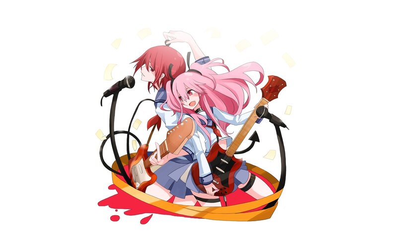 anime girls with guitars