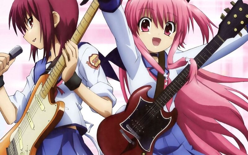 anime girls with guitars