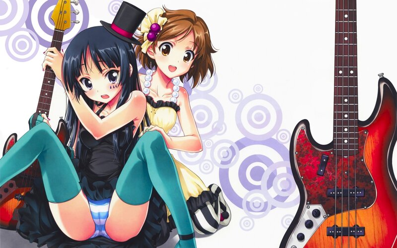 anime girls with guitars