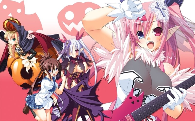 anime girls with guitars