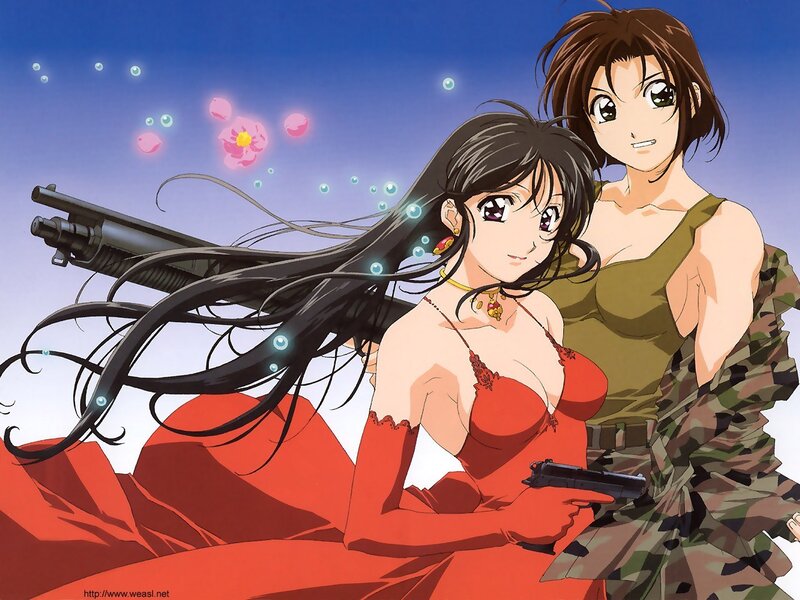 Anime girls with guns