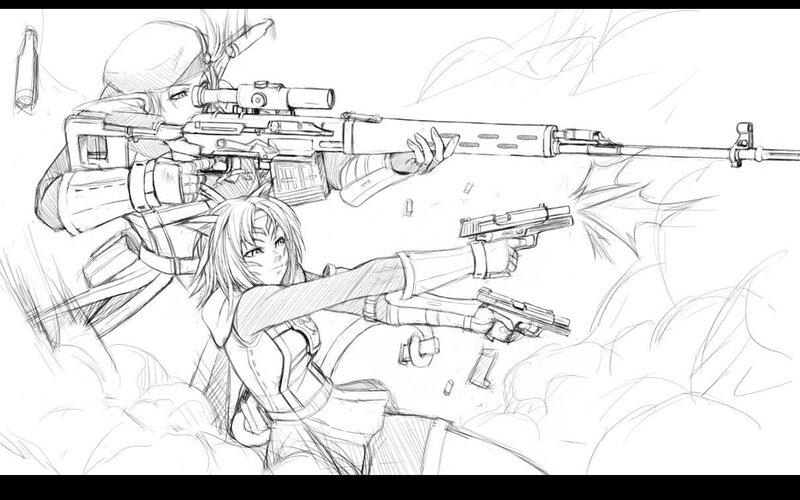 anime girls with guns