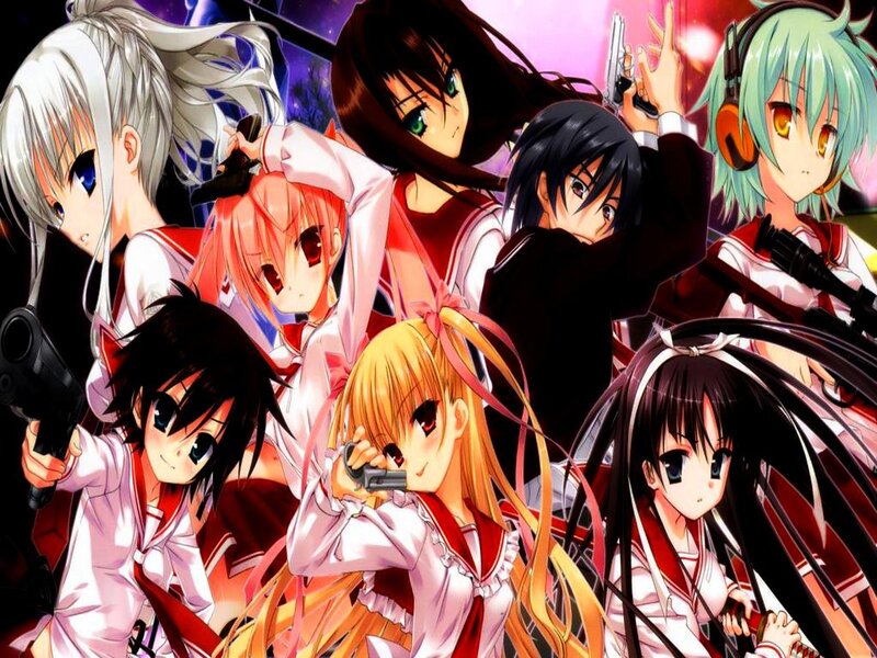 Anime Girls with Guns — Red