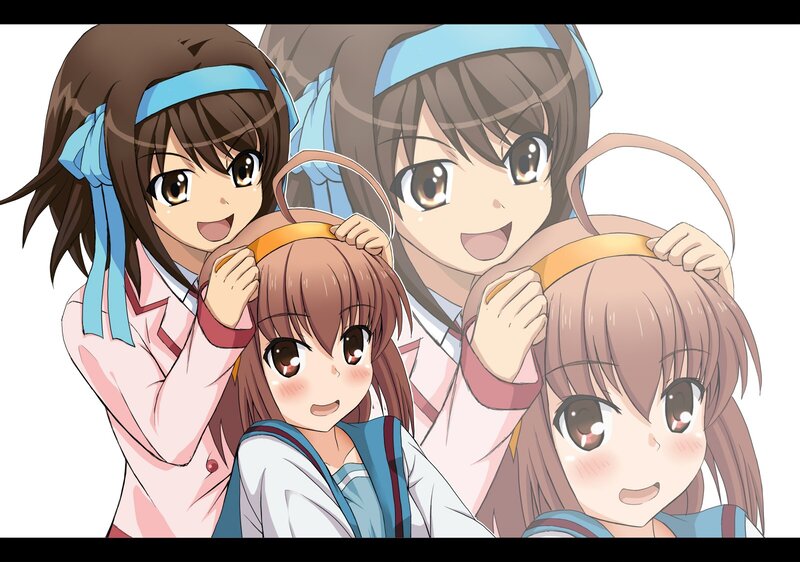 anime girls with headbands