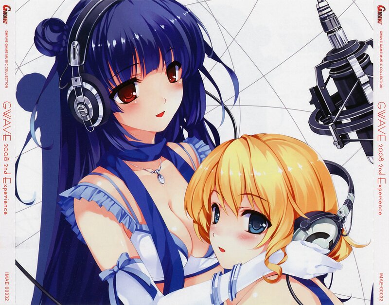 Anime girls with headphones