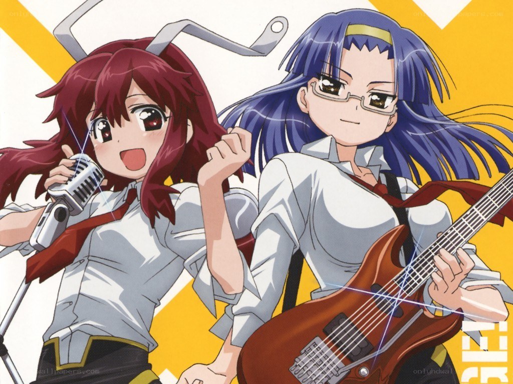 Anime girls with instruments