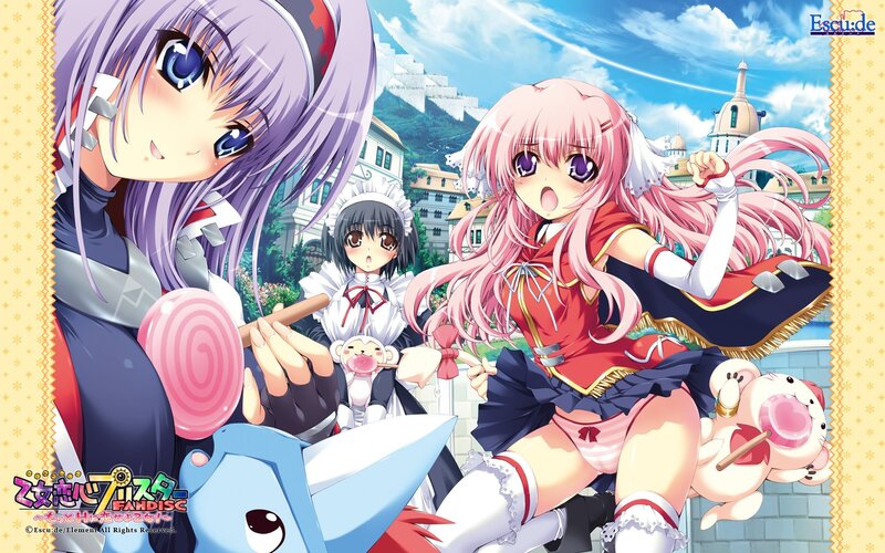 Anime girls with lollipops