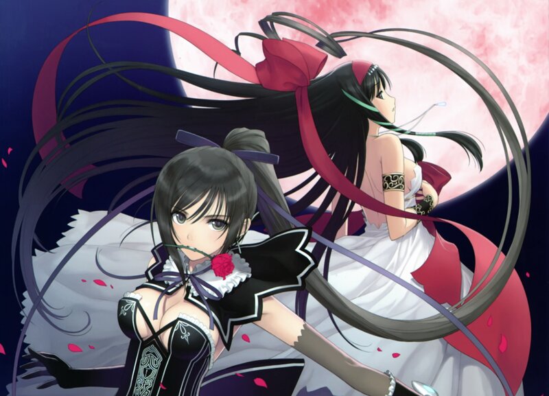 anime girls with long hair
