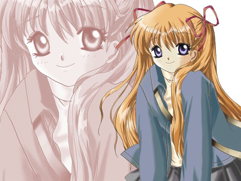 Anime girls with long hair
