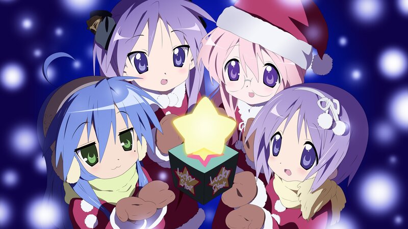 anime girls with lucky star