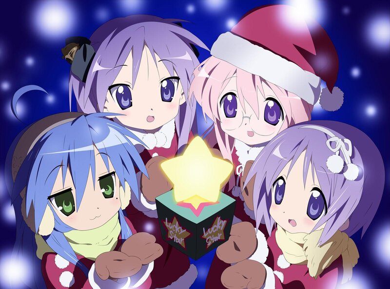 anime girls with lucky star