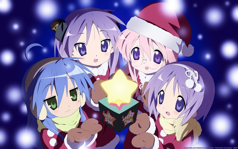 anime girls with lucky star