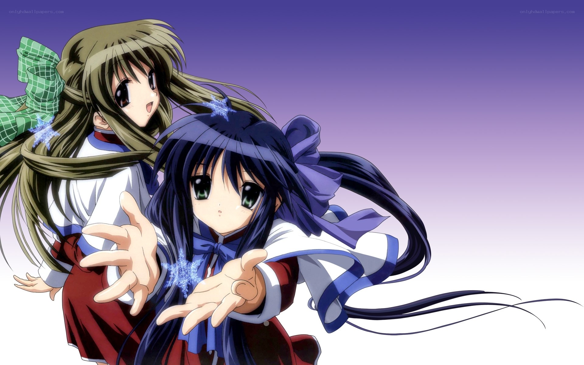 anime girls with magic