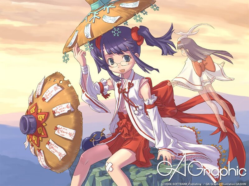 Anime girls with magical hats