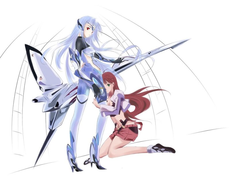 Anime girls with mechs