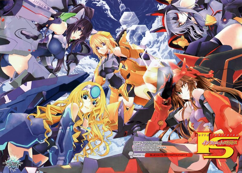 Anime Girls with Mechs — Blue