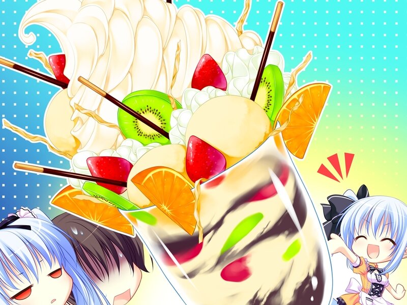 Anime Girls with Parfait