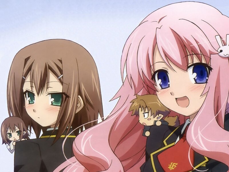 anime girls with pink hair
