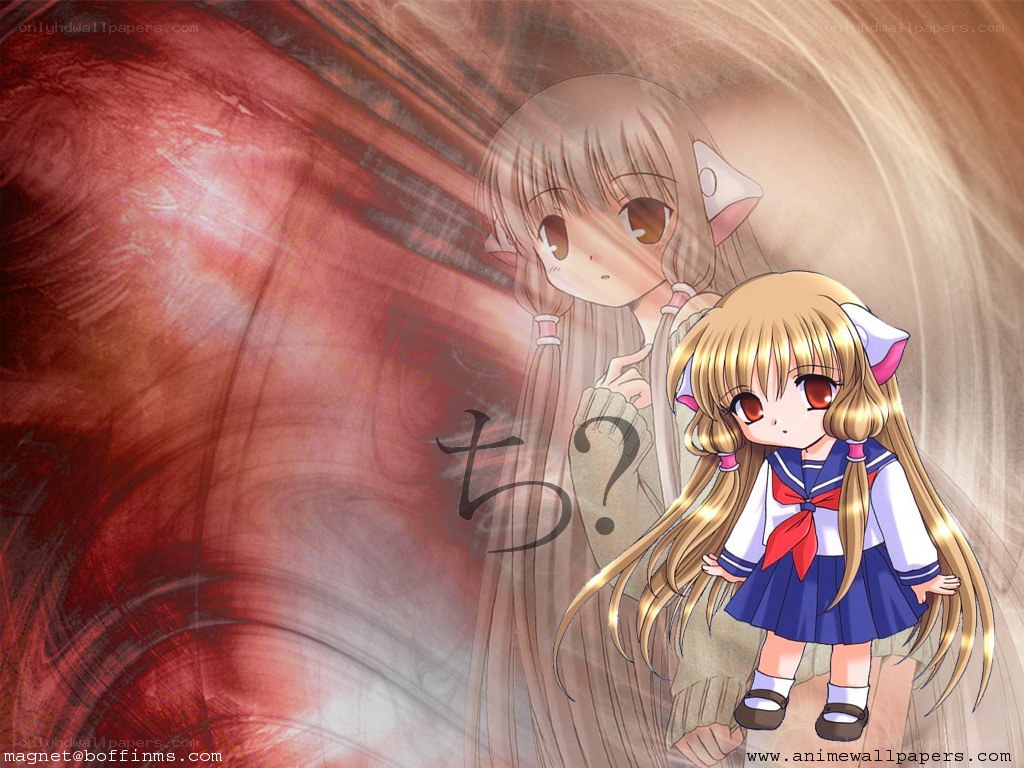 Anime girls with question mark