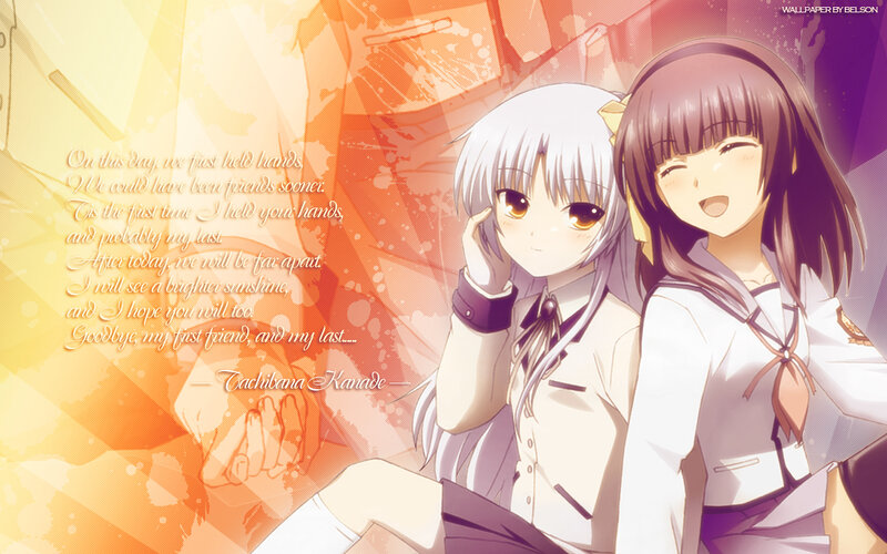 anime girls with quote