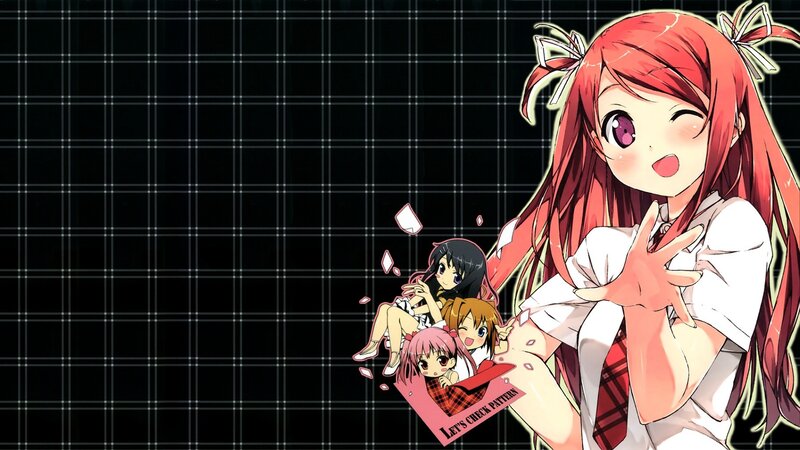 anime girls with red hair
