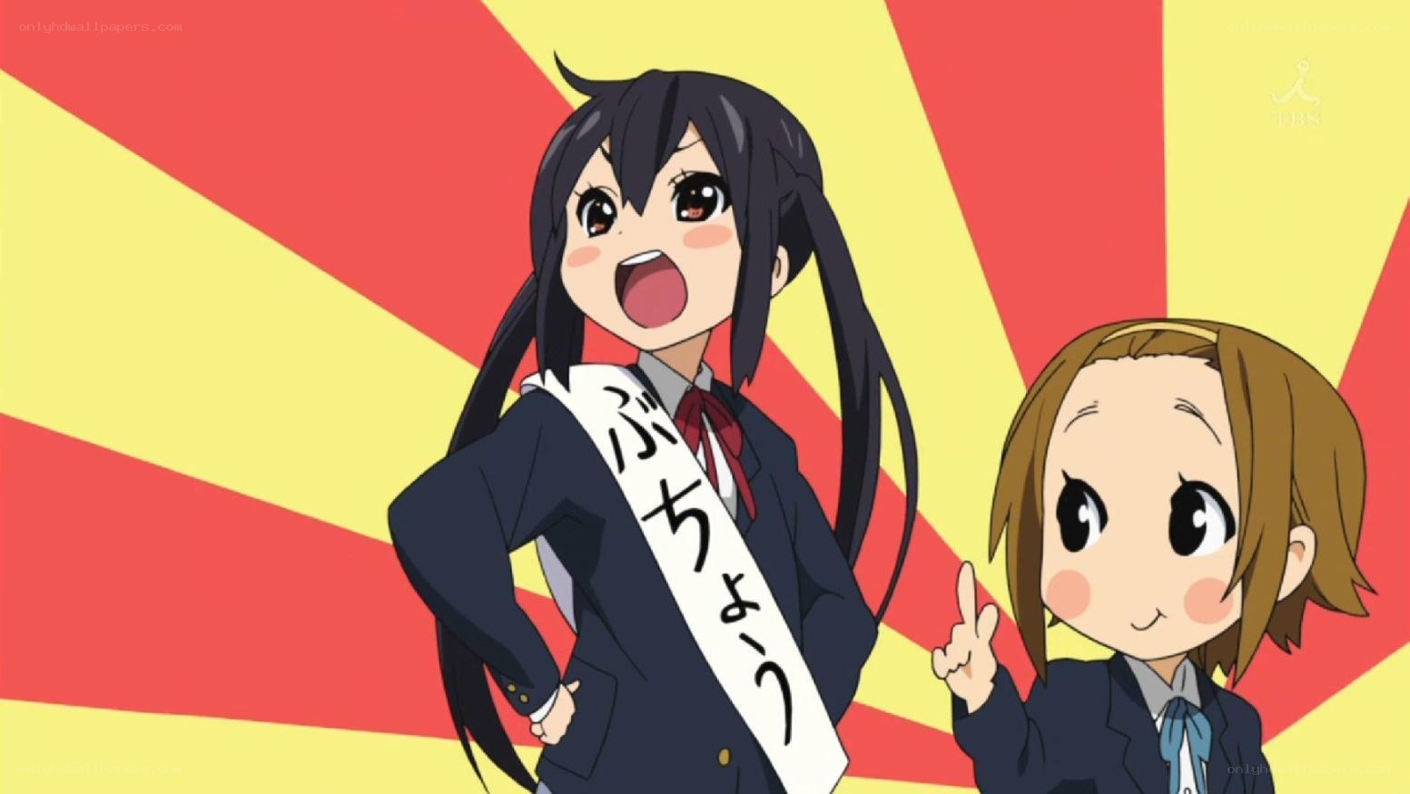 Anime girls with sash
