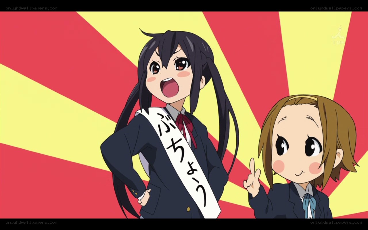 anime girls with sash