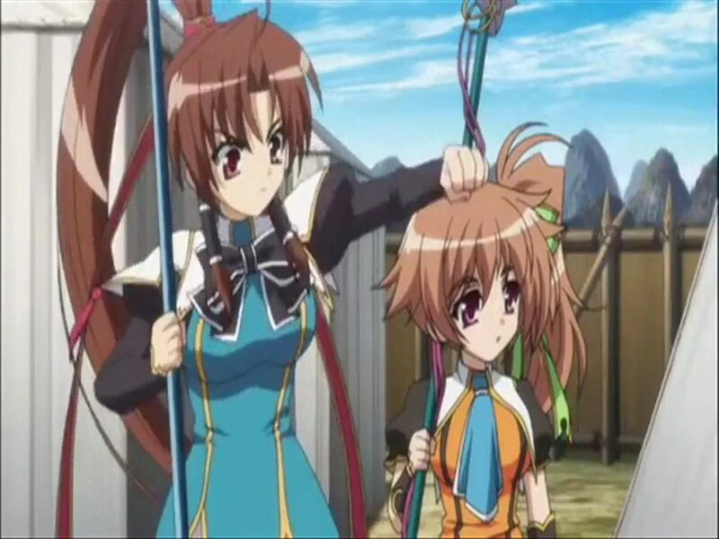 anime girls with spears