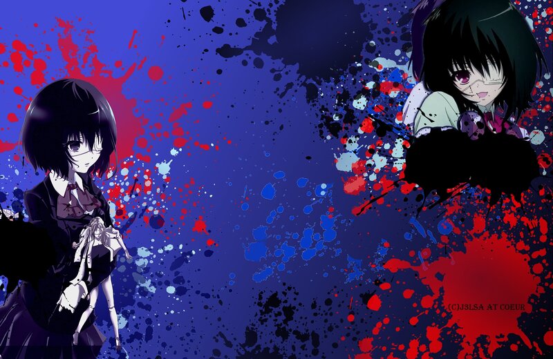Anime Girls with Splatters