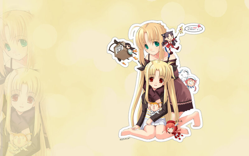 Anime Girls with Stickers