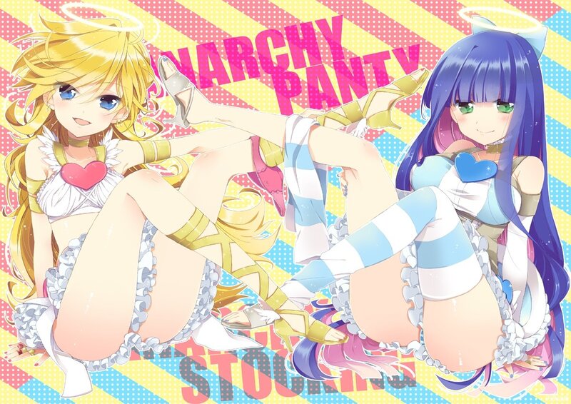 Anime girls with stockings