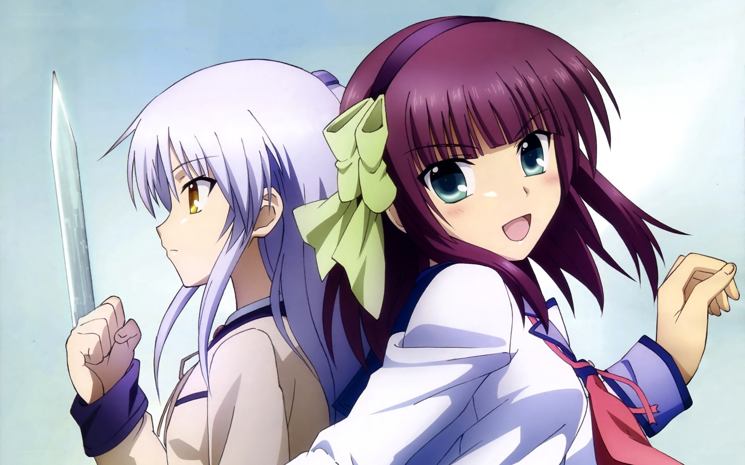 anime girls with sword