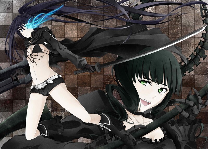 anime girls with swords